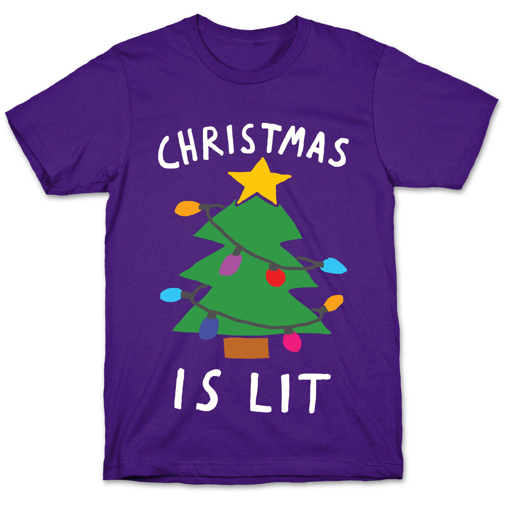 Christmas Is Lit  T-Shirt